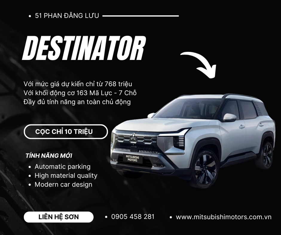 Mitsubishi Destinator đà nẵng mới