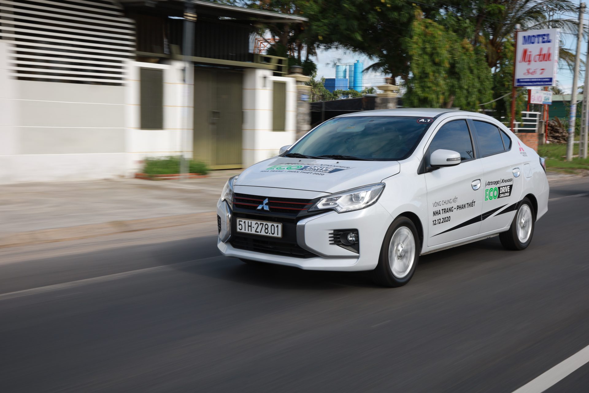 Mitsubishi Attrage trong cuộc thi
